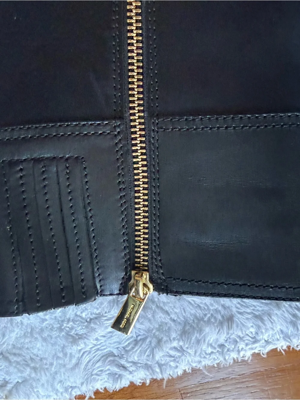 Michael Kors Black Leather Boots Women size 5.5